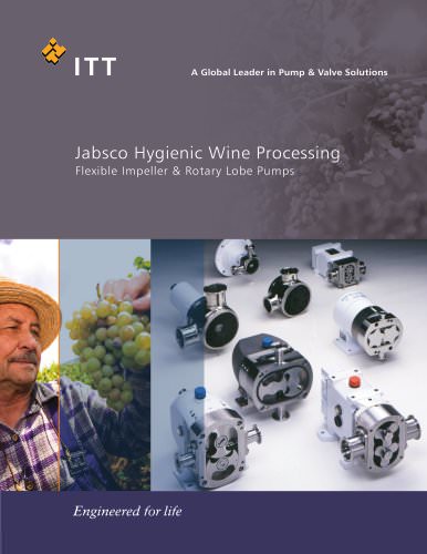 Jabsco Flexible Impeller Wine Brochure