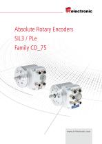 Product Information CD_75 - Safe rotary encoders SIL 3 / PL e