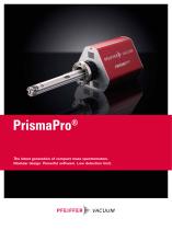 Compact mass spectrometer - PrismaPro