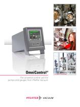 OmniControl - The universal control unit for Pfeiffer Vacuum pumps and gauges