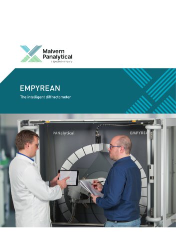 Empyrean, the market’s intelligent  X-ray diffractometer; automatic batch analysis of multiple samples without any manual intervention to change optics