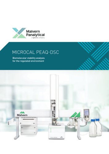 Malvern MicroCal Differential Scanning Calorimetry (DSC) Systems