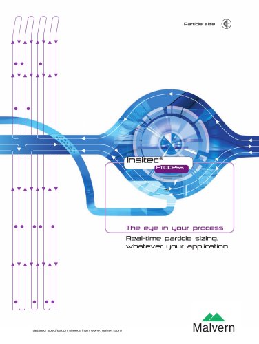 On-line particle characterization overview brochure