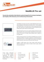 Dynascan MediBLUE Pre-Set Technical Datasheet