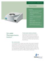 TGA 4000 Thermogravimetric Analyzer