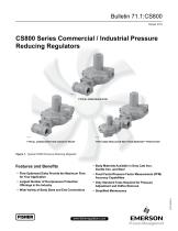 CS800 Series Commercial / Industrial Pressure Reducing Regulators