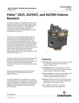 www.Fisher.comFisher™ 2625, 2625SST, and 2625NS VolumeBoosters