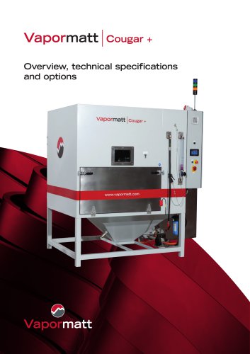 Vapormatt Cougar + Machine Technical Brochure (BL-186-E)
