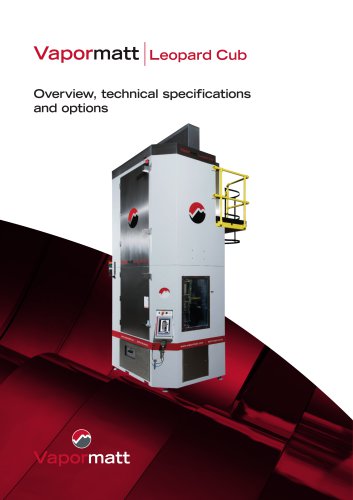 Vapormatt Leopard Cub Machine Technical Brochure (BL-193-B)
