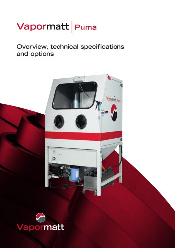 Vapormatt Puma Machine Technical Brochure (BL-160-D)