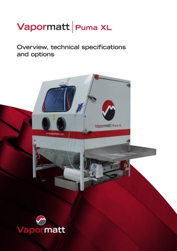 Vapormatt Puma XL Machine Technical Brochure (BL-248-B)