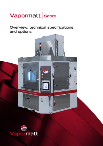 Vapormatt Sabre Machine Technical Brochure (BL-191-E)