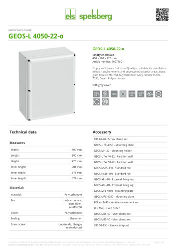 GEOS-L 4050-22-o