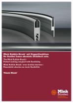 The Mink Bubble-Brush®: Perfect sealing coupled with flexibility.