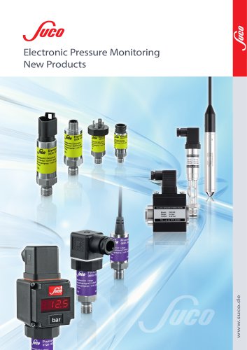 Electronic Pressure Monitoring- New Products