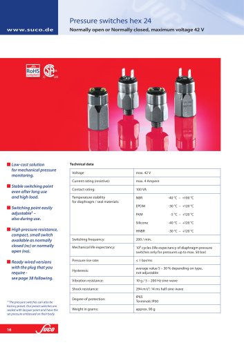 Pressure Switch hex 24