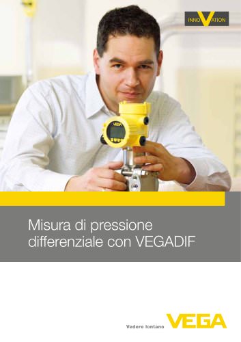 Differential pressure measurement with VEGADIF