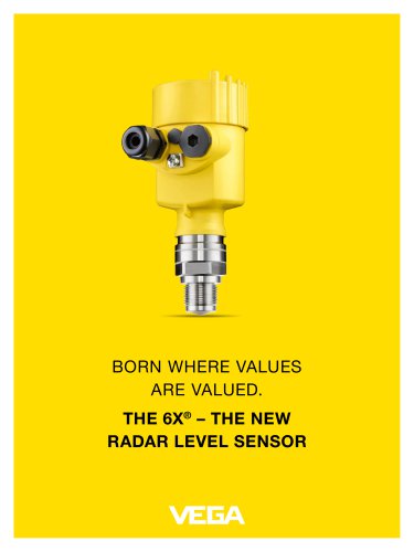 THE 6X® – THE NEW RADAR LEVEL SENSOR