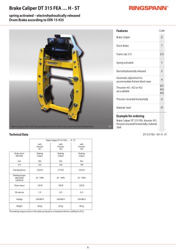 Datasheet DT 315 FEA … H - ST