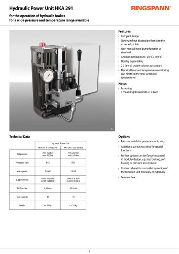 Datasheet HKA 291