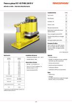 Scheda tecnica HS 145 FHM-260 R-V-1