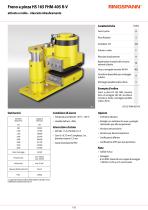 Scheda tecnica HS 165 FHM-405 R-V