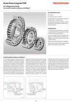 Scheda tecnica Ruota libera integrata FXM