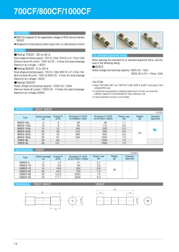 700CF/800CF/1000CF