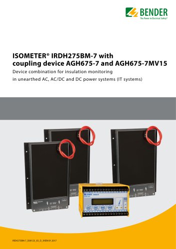 ISOMETER® IRDH275BM-7 with AGH675S-7/AGH675S-7MV15