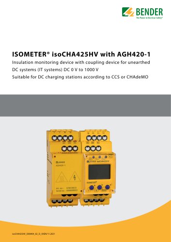 ISOMETER® isoCHA425HV mit AGH420-1