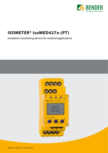 ISOMETER® isoMED427x-(PT)