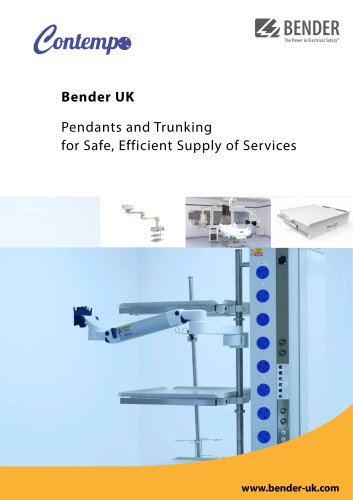 Pendants and Trunking for Safe, Efficient Supply of Services