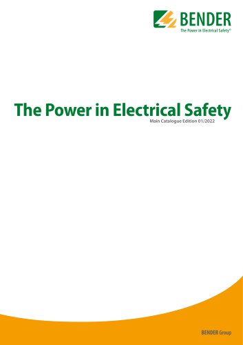 The Power in Electrical Safety Main Catalogue Edition 01/2022