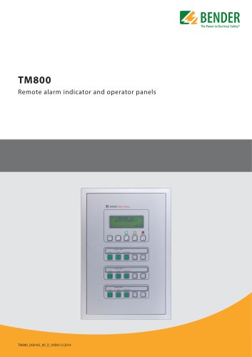 TM Series Alarm and control panels