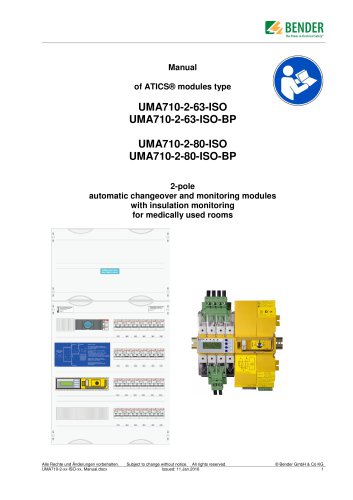 UMA710-2-xx-ISO, ...-BP