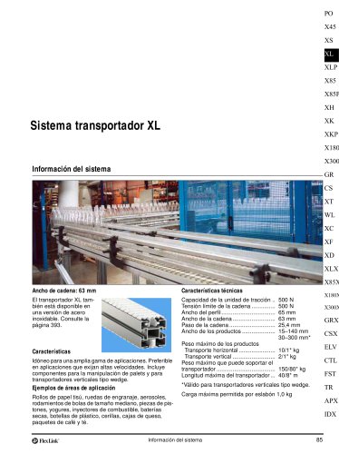 Conveyor System XL