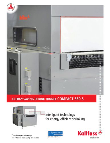 ENERGY-SAVING SHRINK TUNNEL COMPACT 650 S