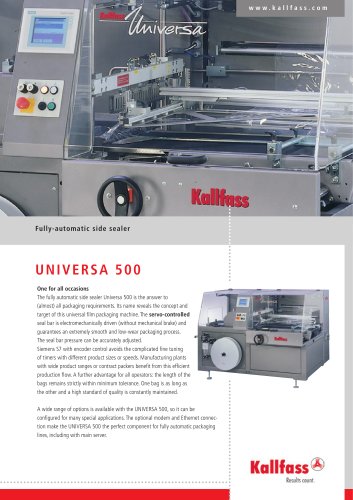 Fully-Automatic Side Sealer UNIVERSA 500