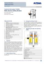 SITEMA electric Safety Brake KSE