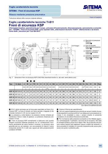 SITEMA Safety Brake KSP