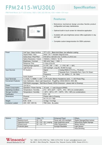 FPM2415-WU30L0