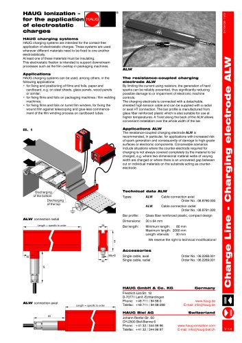 Charging electrode  ALW