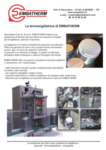 Termosigillatrice EMBATHERM