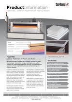 FoamTEC - Corona Treatment of Foam & Board