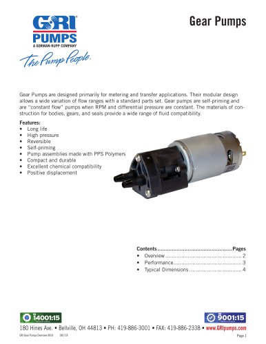 Gear Pumps