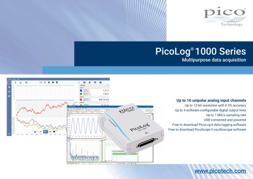 PicoLog® 1000 Series