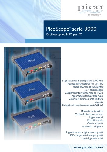 PicoScope®  serie 3000D