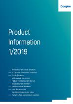 Product Information 1/2019