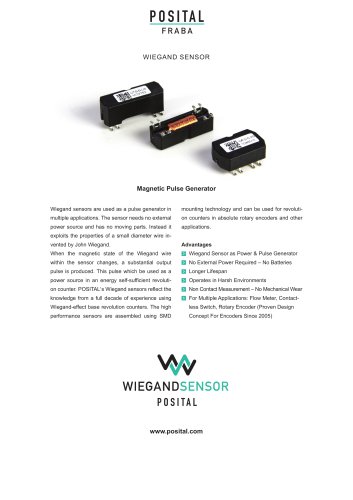 POSITAL Wiegand Sensors