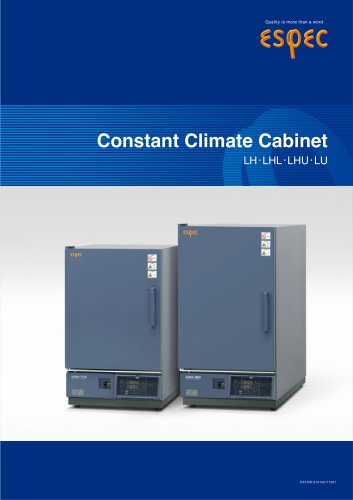 Constant Climate Cabinet